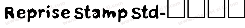 Reprise Stamp Std字体转换
